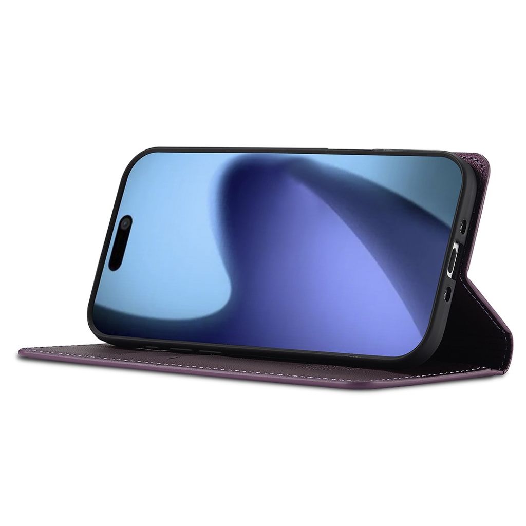 LC.IMEEKE iPhone 17 Air Lompakkokotelo - Violetti