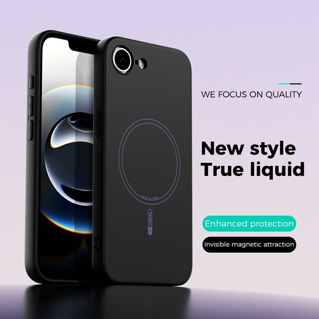ABEEL iPhone 16e Skal MagSafe-kompatibel – Svart