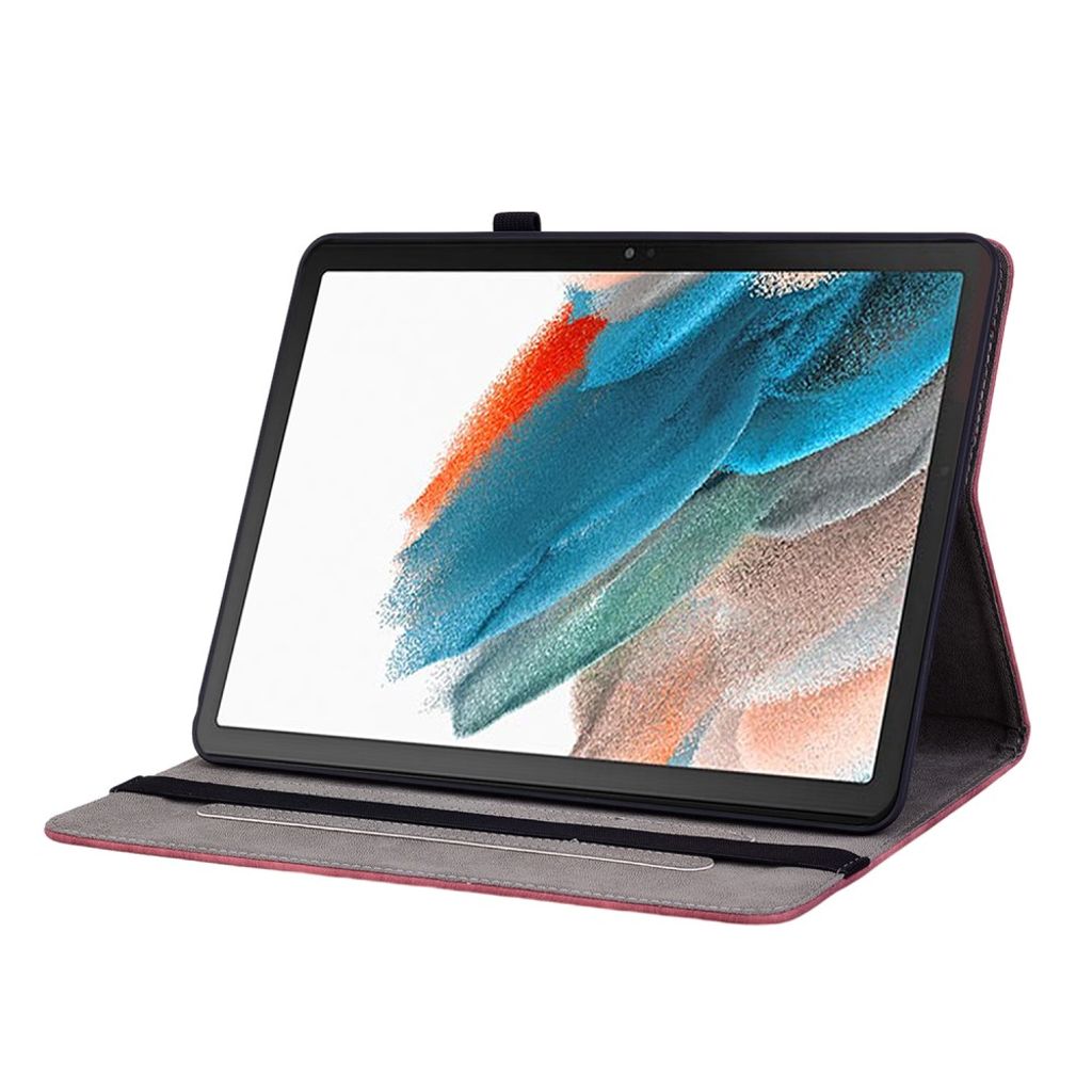 Samsung Galaxy Tab A9/A11 Etui med trykk - rød