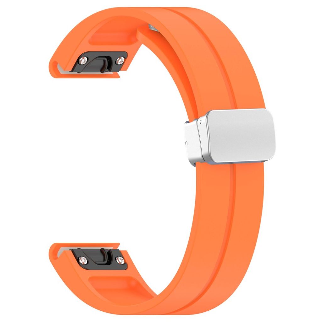 Garmin Fenix 7S etc. Silicone Watch Strap - Orange