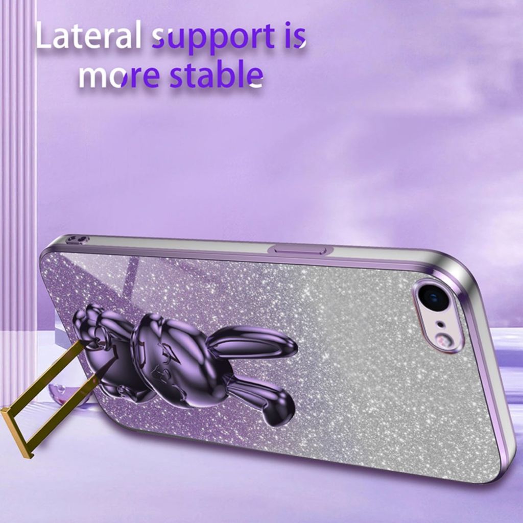 iPhone 6/7/8/SE 2020/2022 Skal med Stativ - Lila