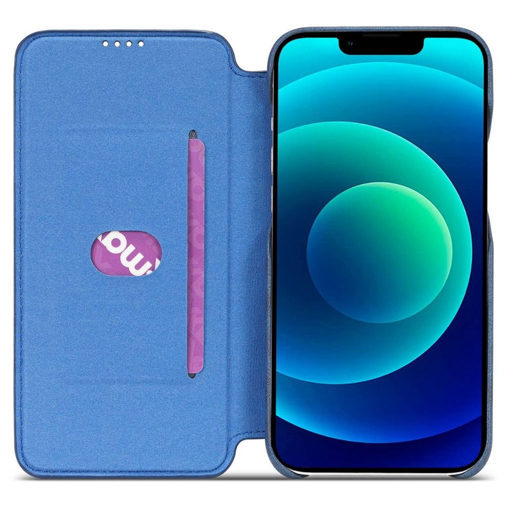 LC.IMEEKE iPhone 14 Pungetui Stativ Kortholder - Blå