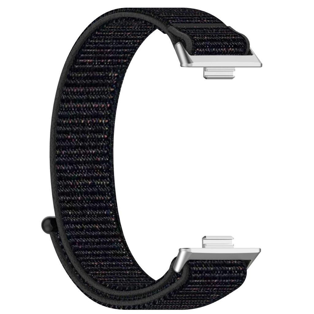 Huawei Watch Fit 3 Urrem Nylon Velcro – Sort