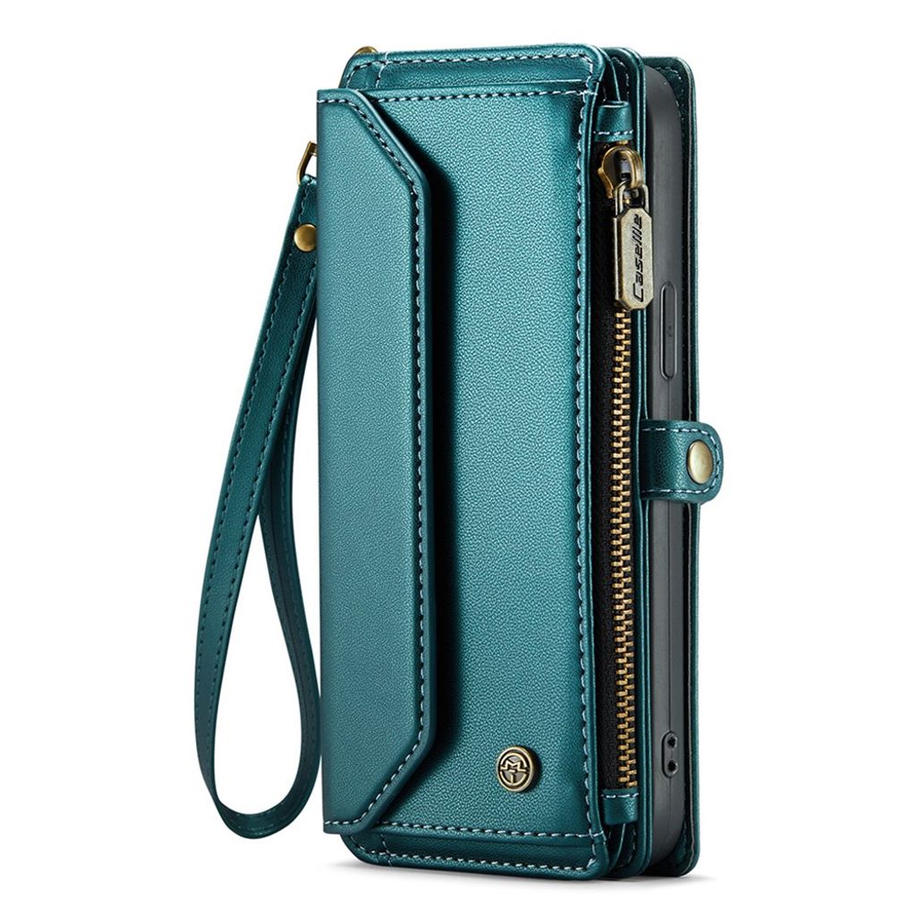 CASEME iPhone 14 Pro Max Pungcover Kortholder Stativ – Grøn