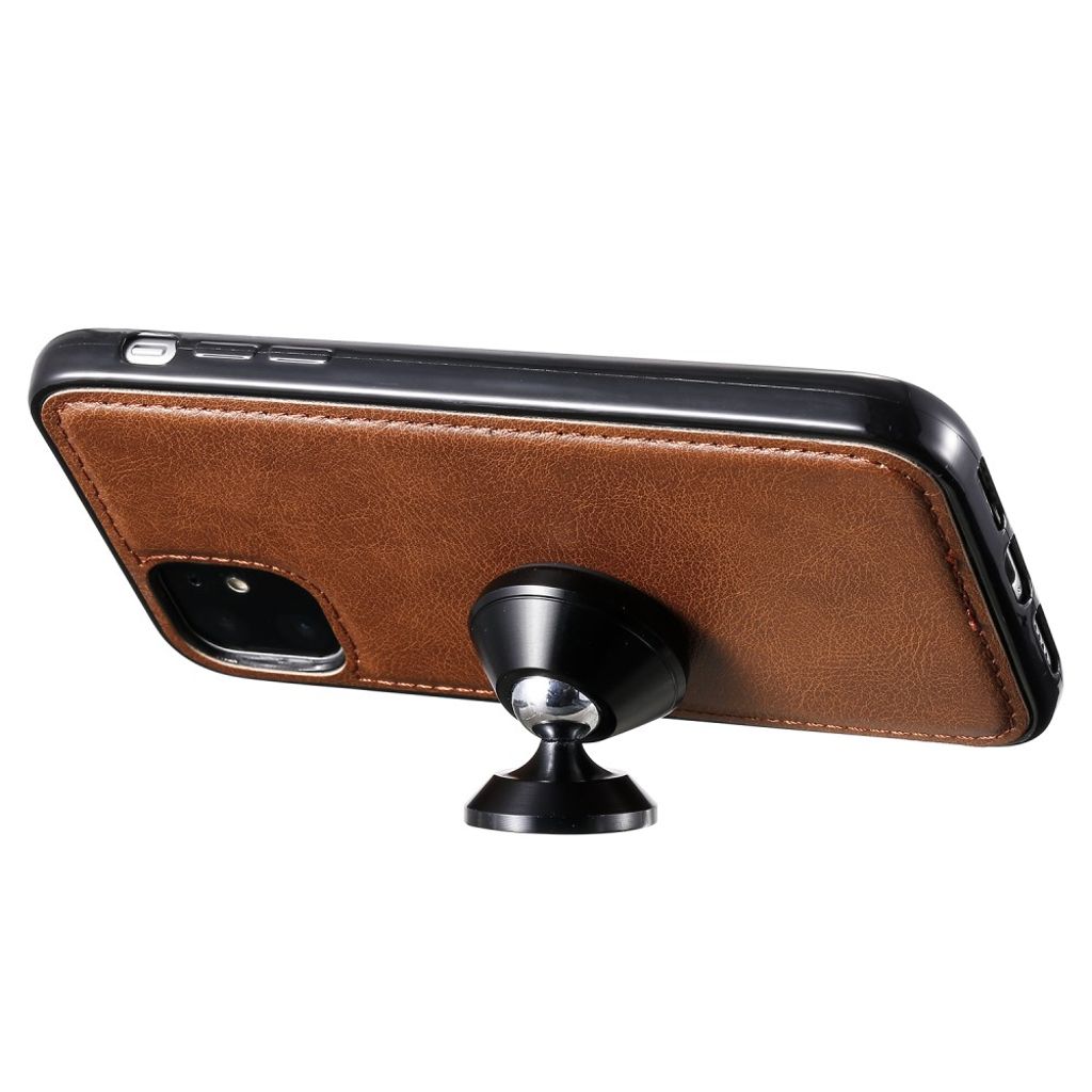 iPhone 11 Kotelo Kantohihna - Ruskea