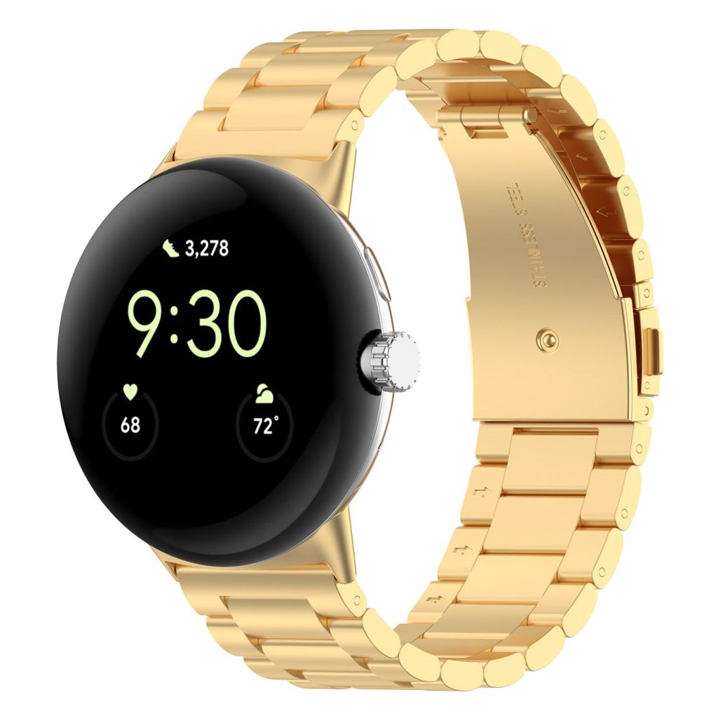 Google Pixel Watch 3 45 mm Kellonranneke Ruostumaton teräs - kulta