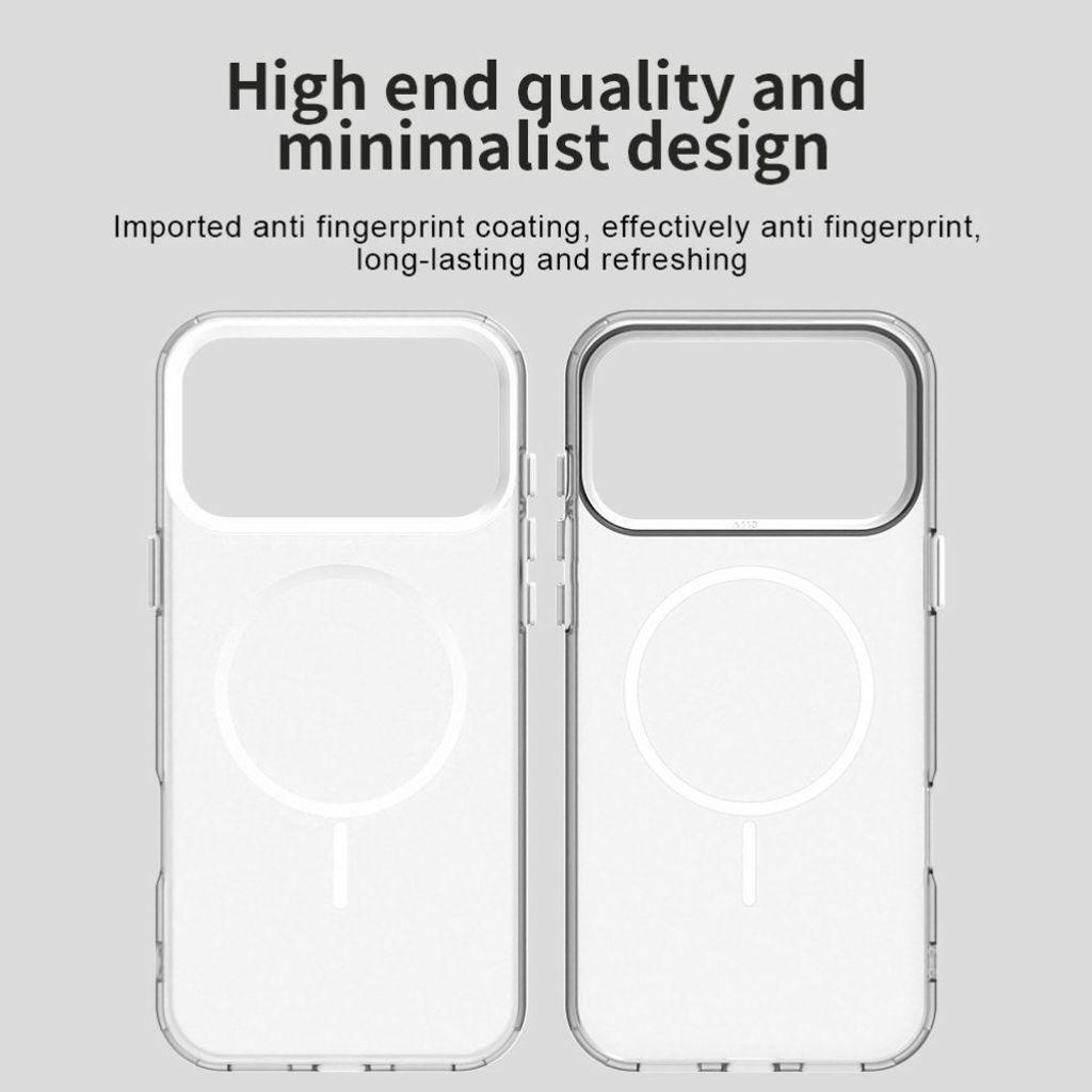 iPhone 18 Pro Max/17 Pro Max Deksel MagSafe-kompatibel - Hvit