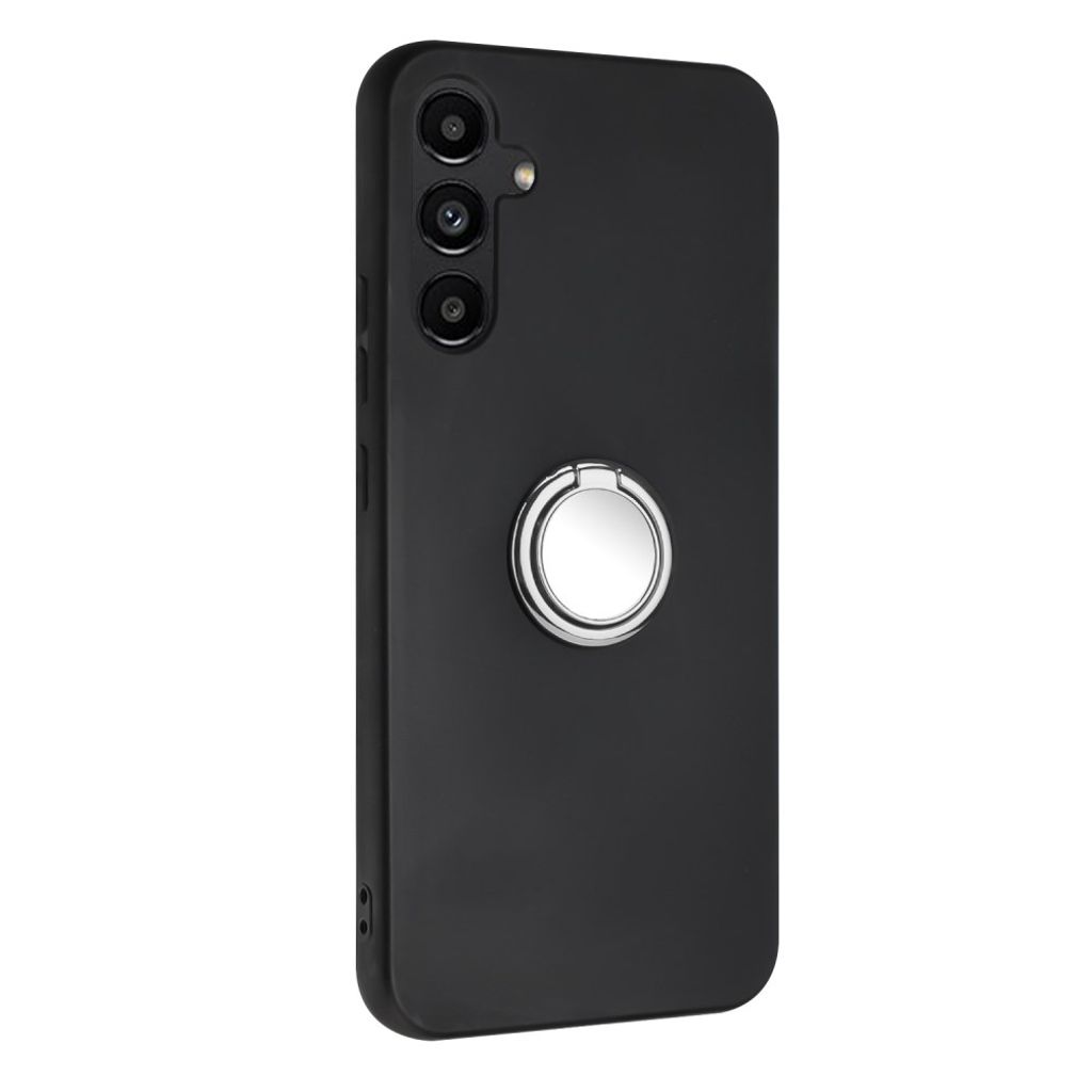 Samsung Galaxy A27 Deksel Ring Stativ - Sølv