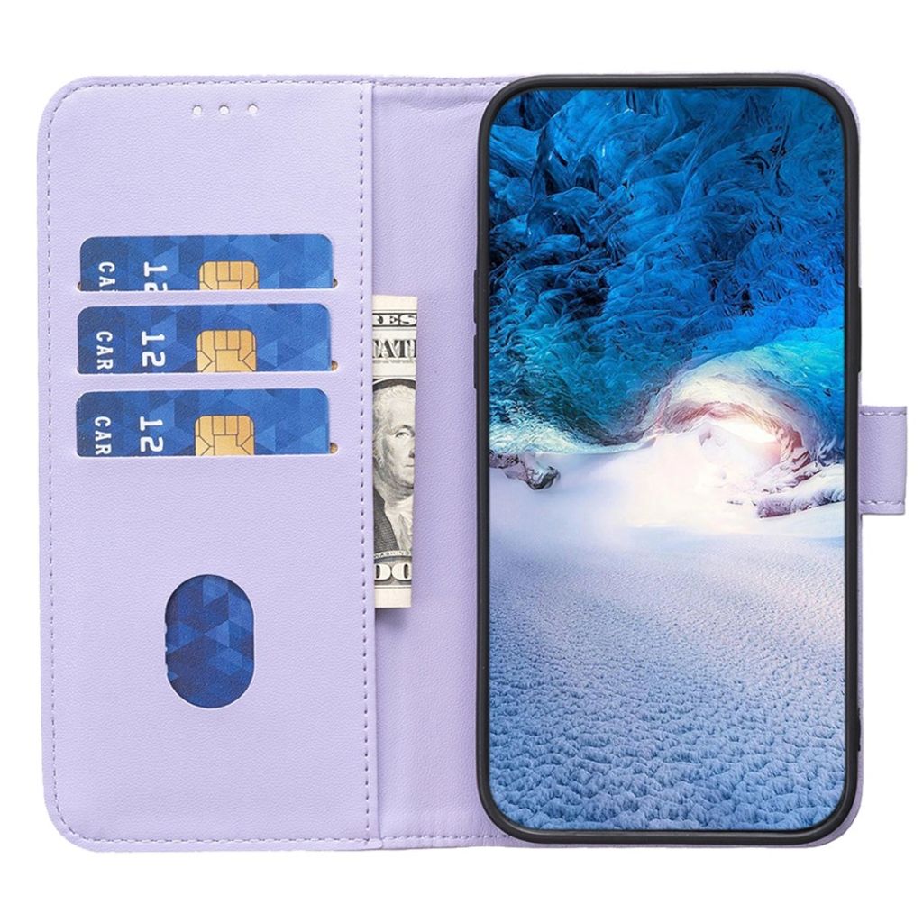 BINFEN COLOR iPhone 14 Pro Max Wallet Cover - Purple