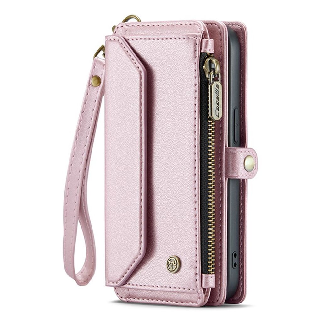 CASEME iPhone 13 Mini Plånboksfodral RFID-blockerande – Rosa