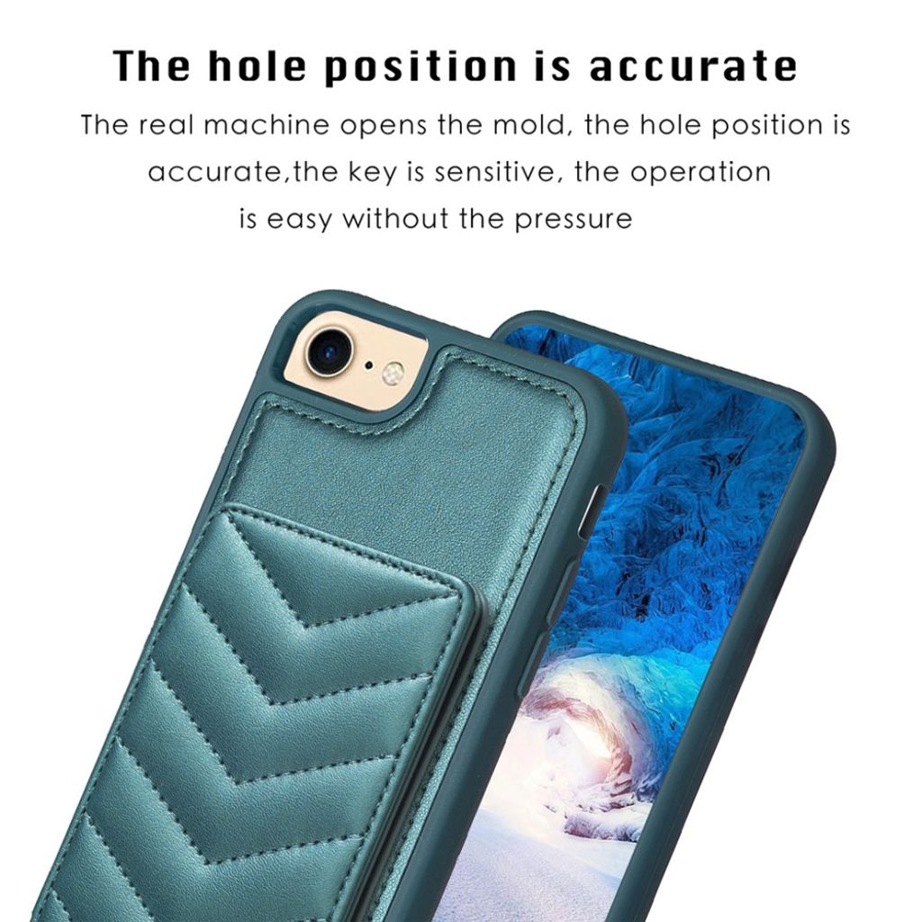 iPhone 6/6s/7/8/SE 2020/2022 Deksel med Stativ - Grønn