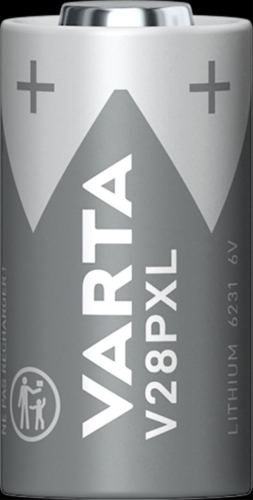 VARTA litium sylindrisk batteri V28PXL, 6V