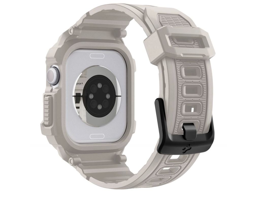 Spigen Rugged Armor Pro V2 Kellonranneke Apple Watch (46mm) - Beige