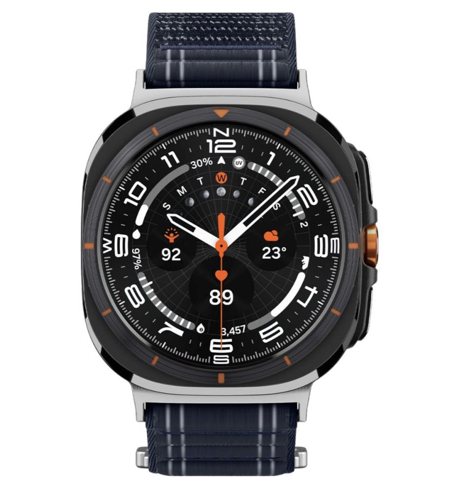 Spigen WBF0 Kellonranneke Samsung Galaxy Watch Ultra 47mm - Tummansininen