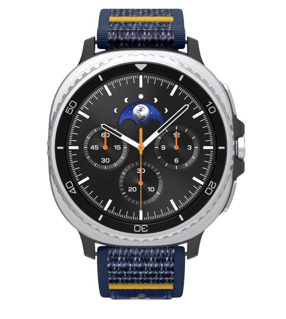 Spigen Athlex Air Kellonranneke Samsung Galaxy Watch 40/44/46mm - Tummansininen