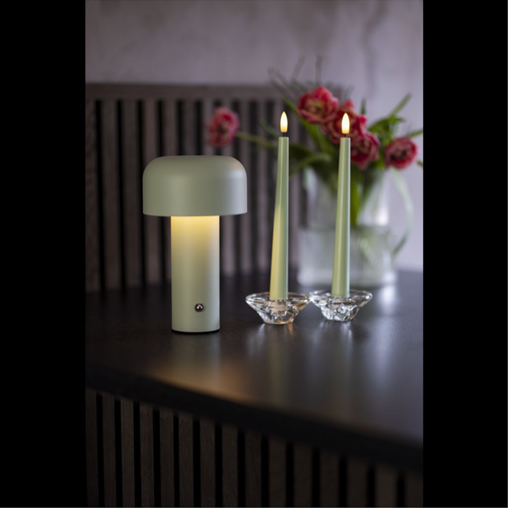 Star Trading bordslampa Bobby – grön