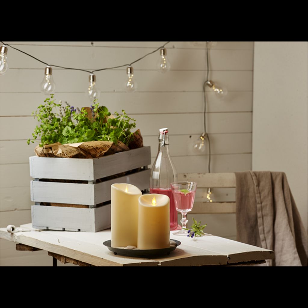 Star Trading solcellekæde Glow – transparent