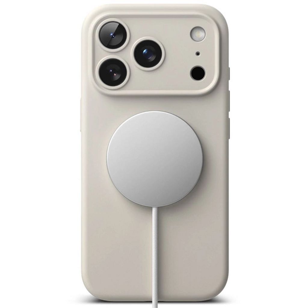 Ringke Silicone Magnetic MagSafe Kuori till iPhone 17 Pro Max - Beige