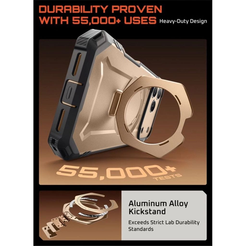 Supcase UB Grip Pro MagSafe Skal till iPhone 17 Pro Max - Guld