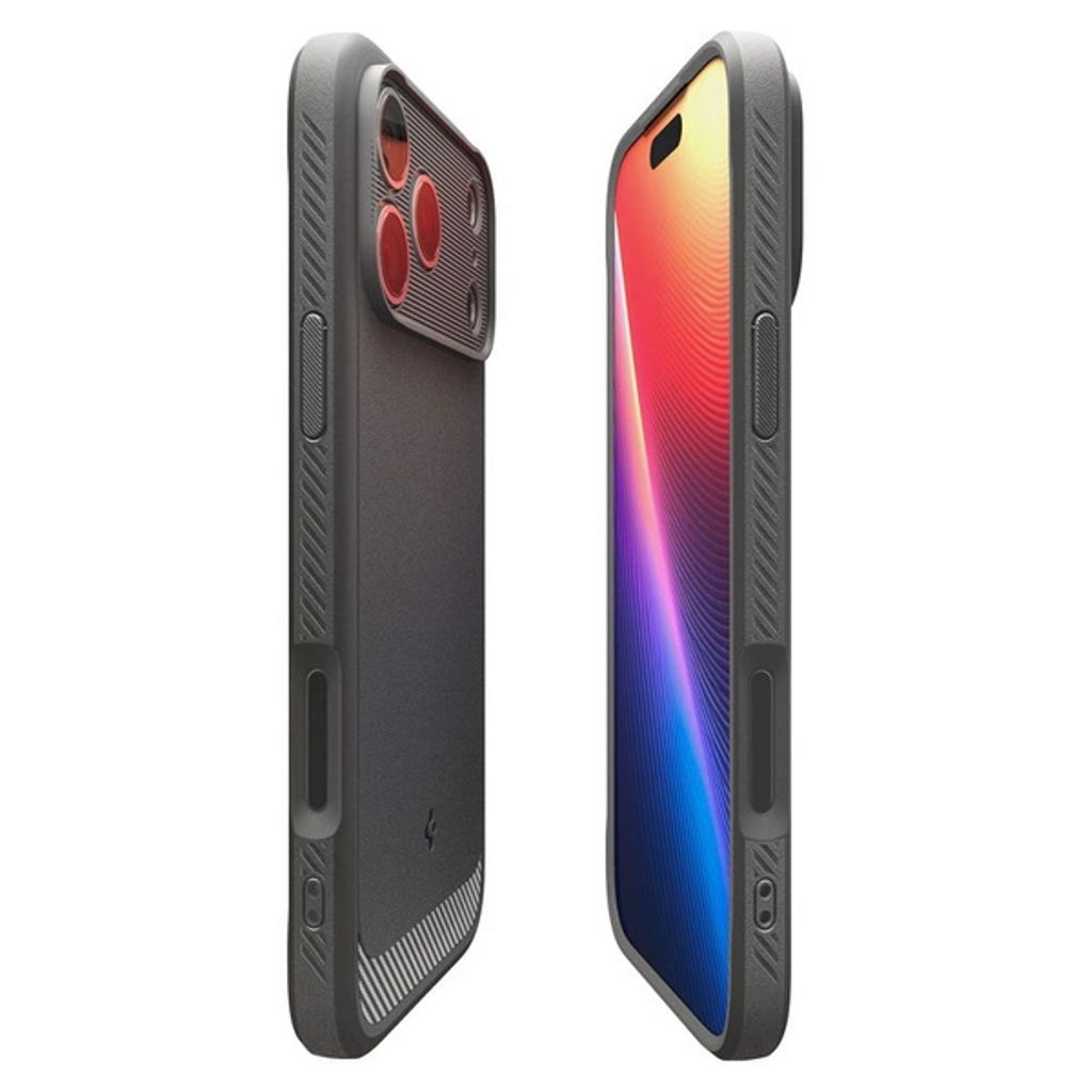 Spigen Rugged Armor MagSafe Deksel till iPhone 17 Pro Max - Grå
