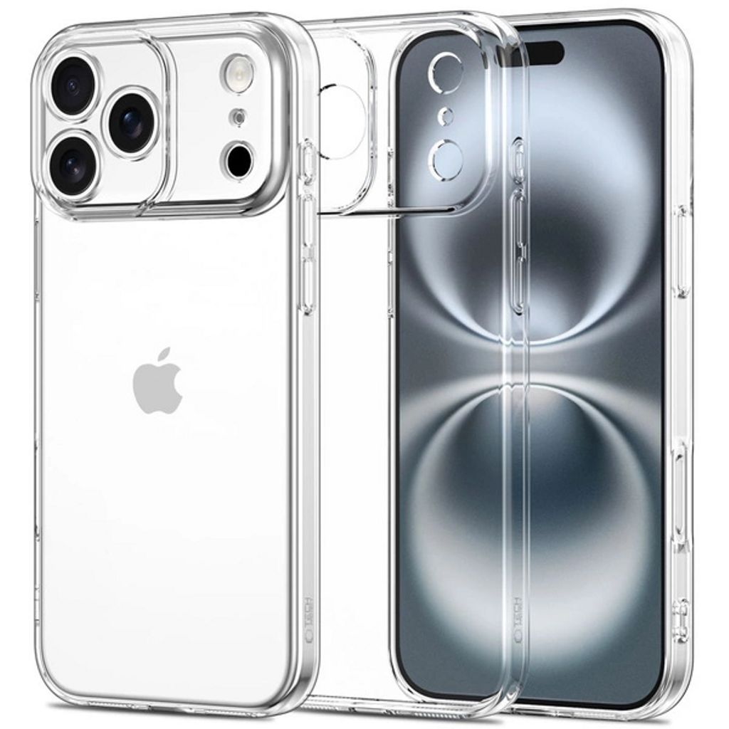 Tech-Protect FlexAir Deksel till iPhone 17 Pro Max - Gjennomsiktig