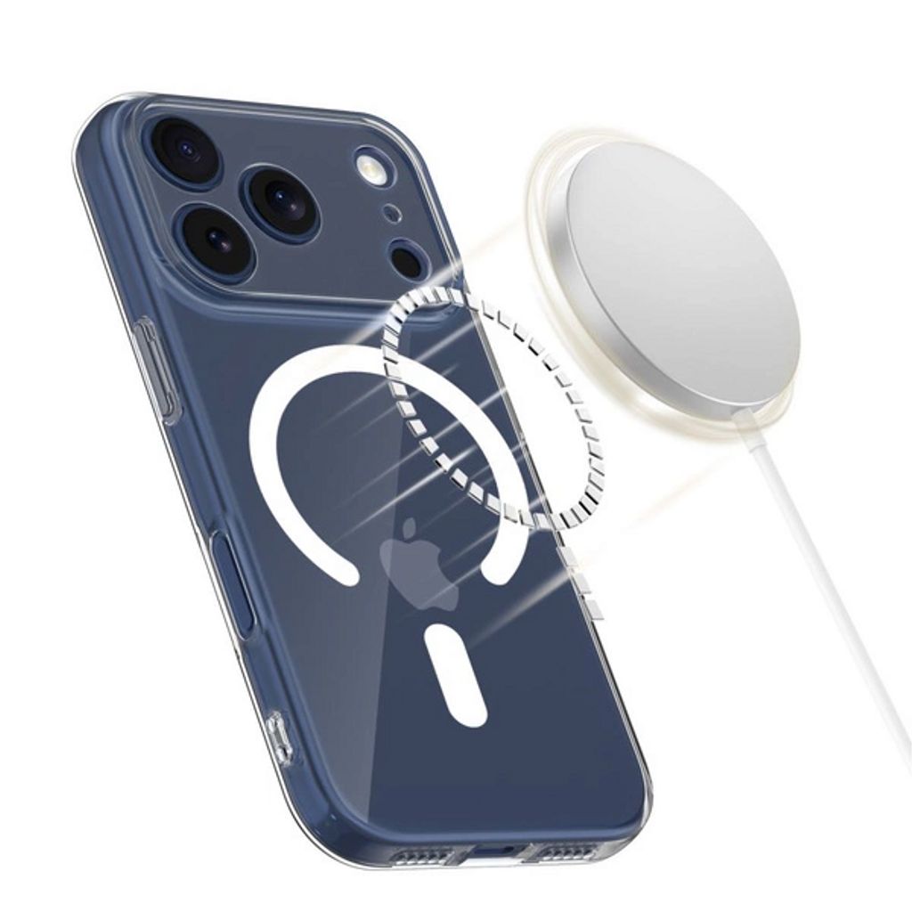 Tech-Protect FlexAir MagSafe Deksel till iPhone 17 Pro Max - Gjennomsiktig