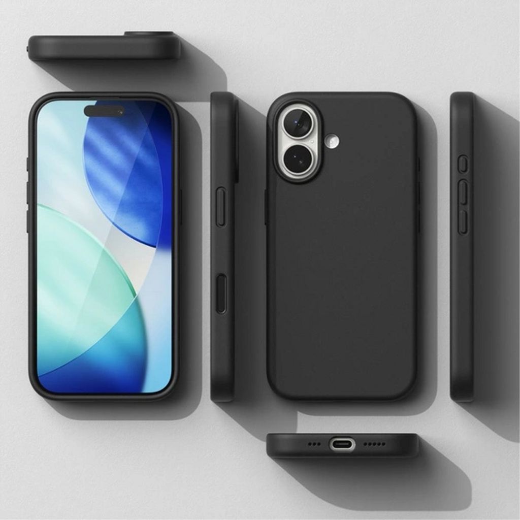 Ringke Silicone MagSafe Case for iPhone 17 - Black