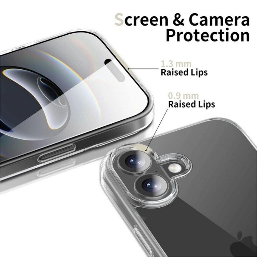 Tech-Protect FlexAir Hybrid Case for iPhone 17 - Clear