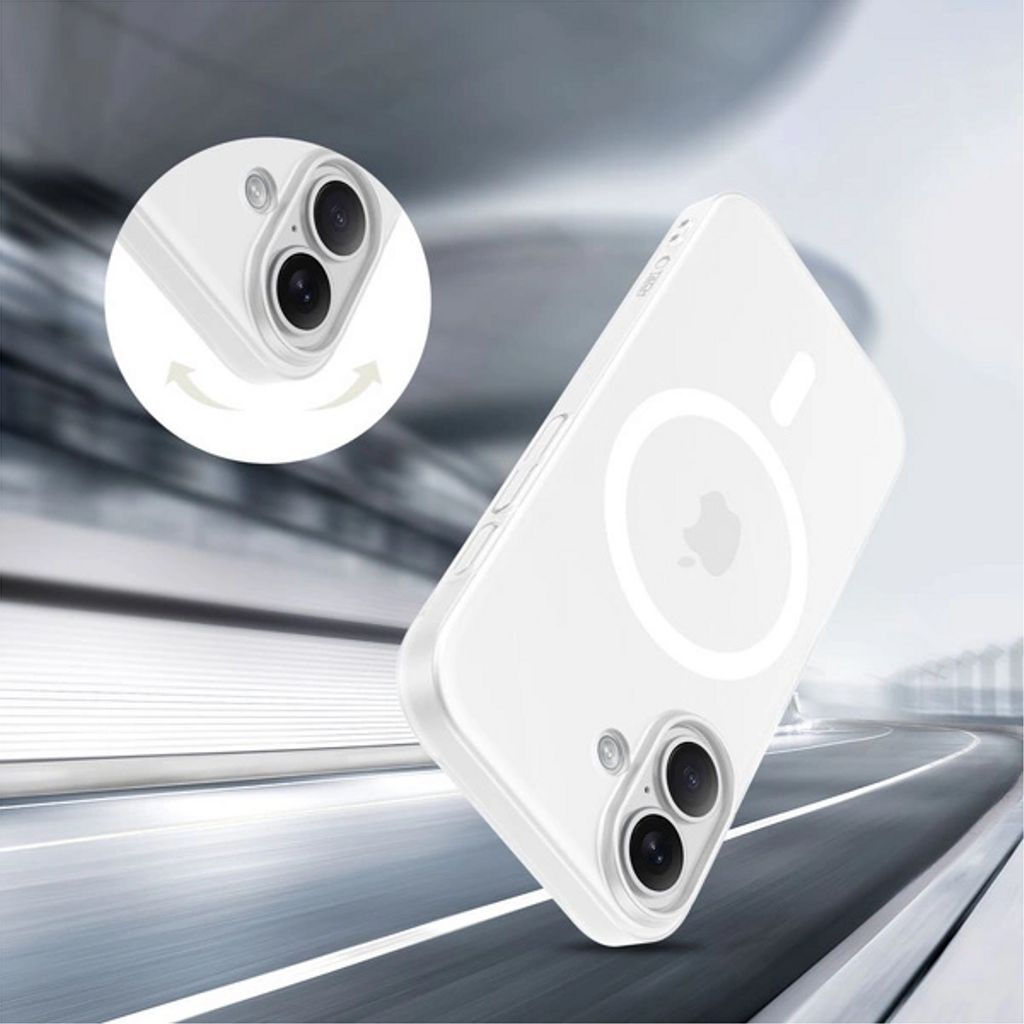 Tech-Protect MagSlim MagSafe Case for iPhone 17 - Matte White