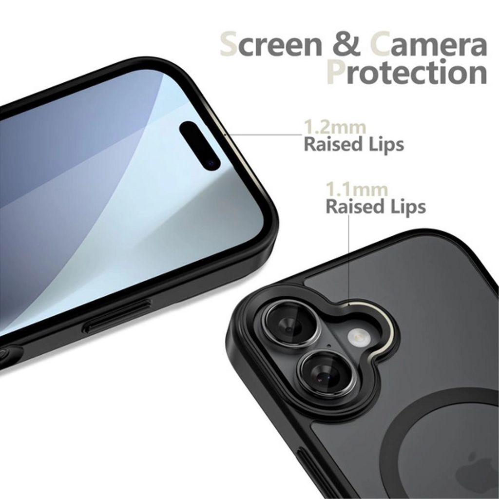 Tech-Protect MagMat MagSafe Case for iPhone 17 - Matte Black