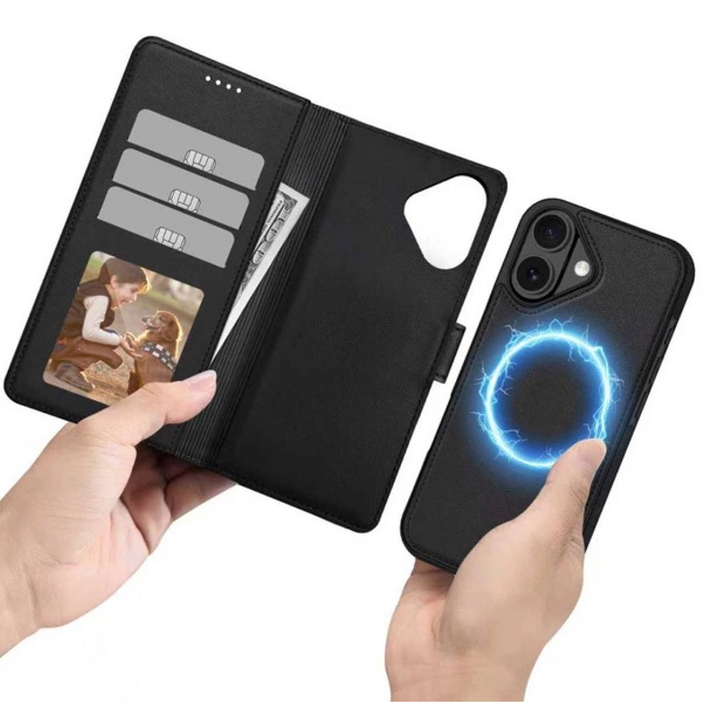 Tech-Protect MagSafe Wallet Cover for iPhone 17 - Matte Black