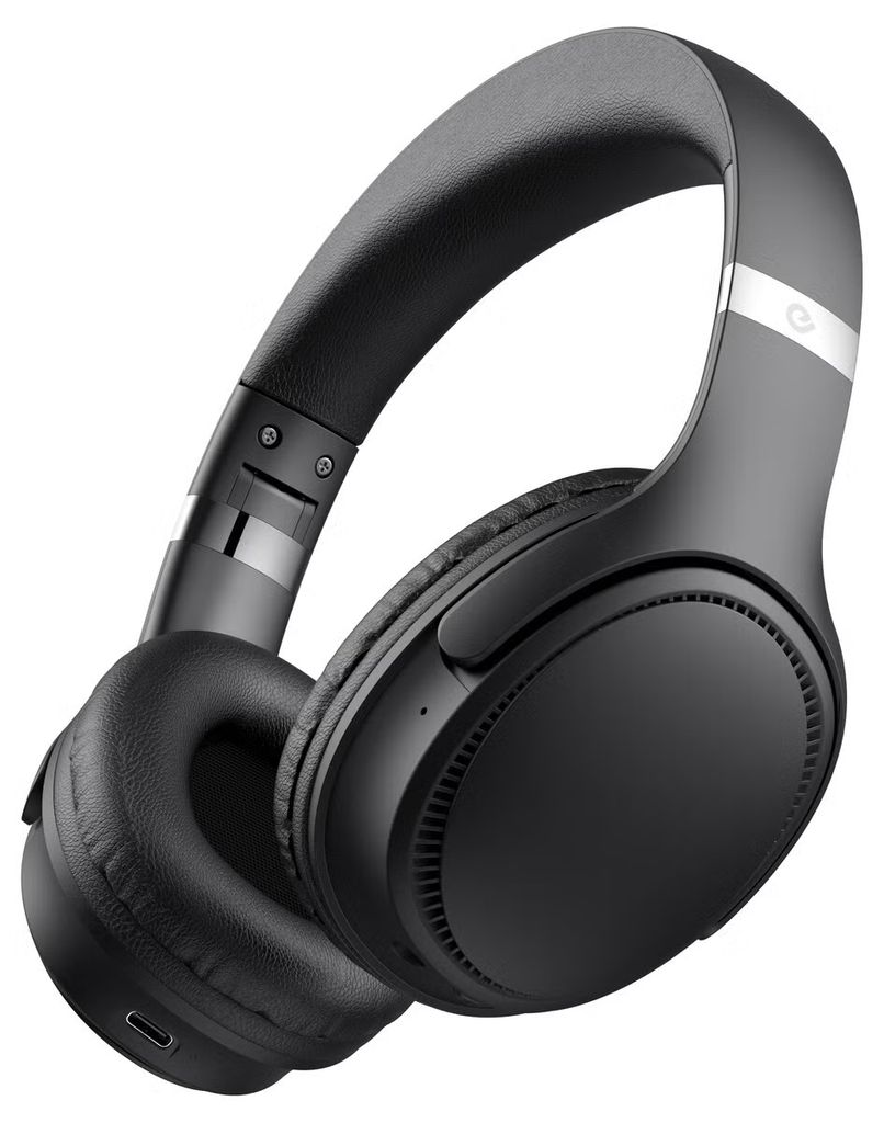 Exibel Andesite hopfällbara over ear hörlurar, Bluetooth - Svart