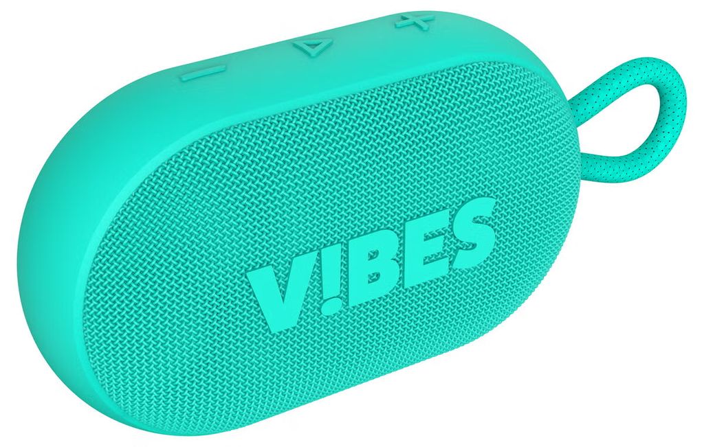 Exibel Vibes kannettava langaton kaiutin, vedenpitävä - turkoosi