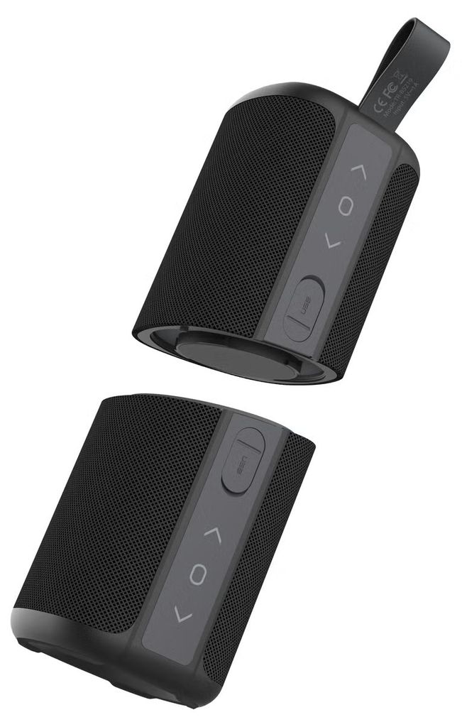 Exibel 2-in-1 Bluetooth-kaiutin BX80 - Musta