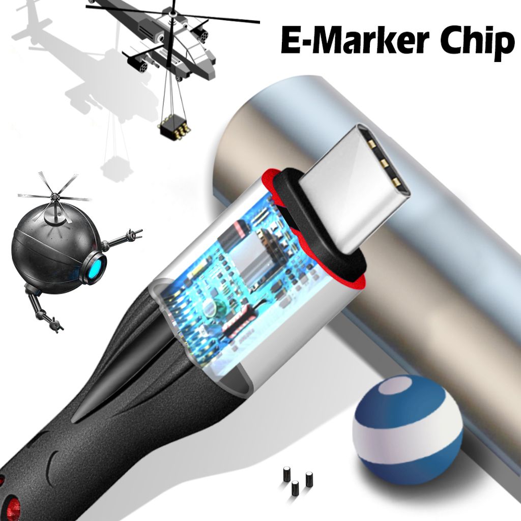 SiGN Kevlar USB-kabel med Lightning 2.1A, 2m - Grå/Rød