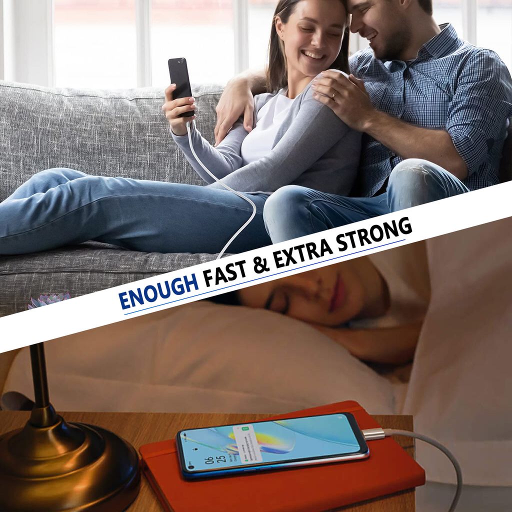 SiGN SuperCharge 5A, 25W, USB-C-kaapeli 2m - Valkoinen