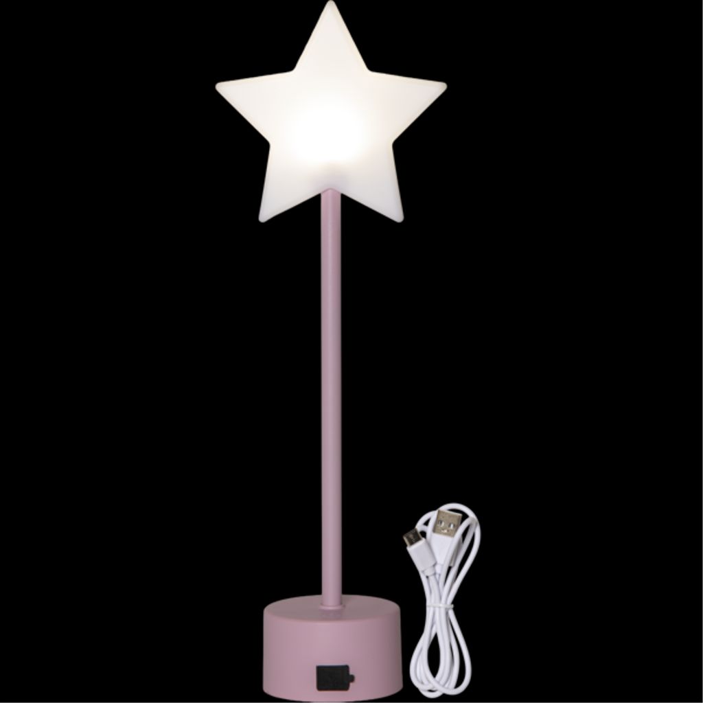 Star Trading LED-lampa Stjärna på fot Blizz – Rosa
