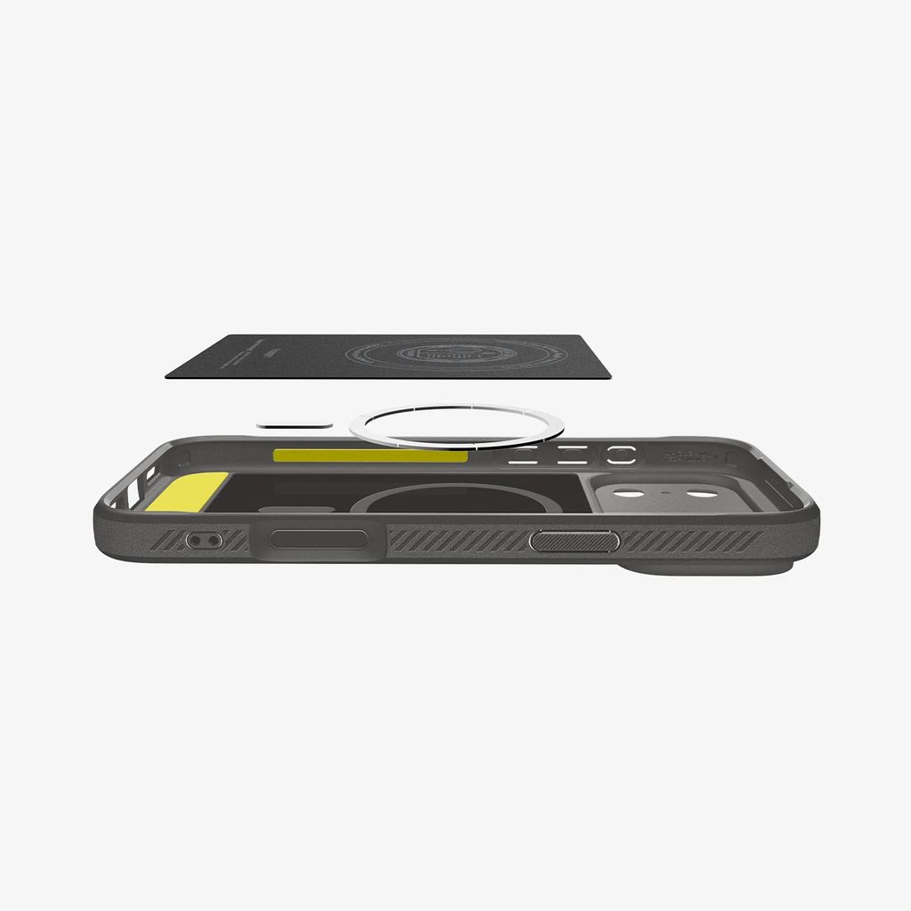 Spigen iPhone 17 Pro Max Rugged Armor MagFit Case - Matte Black