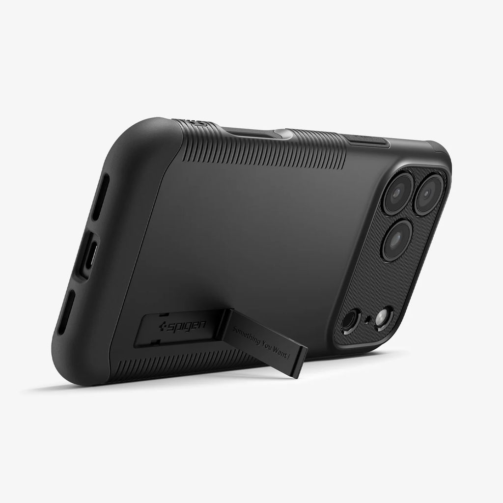 Spigen iPhone 17 Pro Slim Armor MagFit Case - Black
