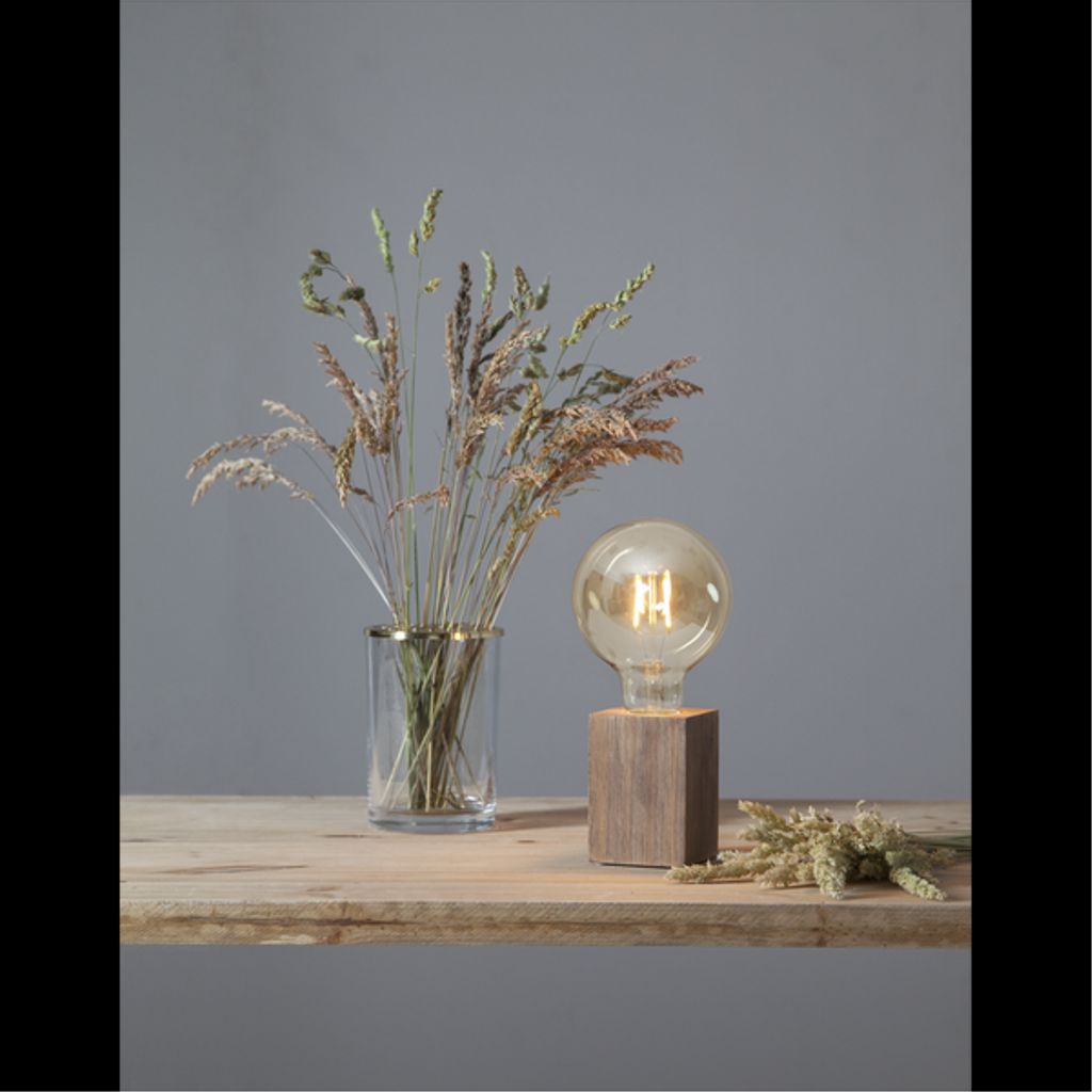 LED-lampa E27 G95 Plain Amber