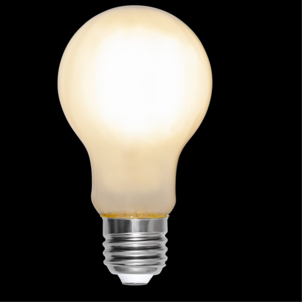 LED-lampa E27 A60 Frosted 2-pack