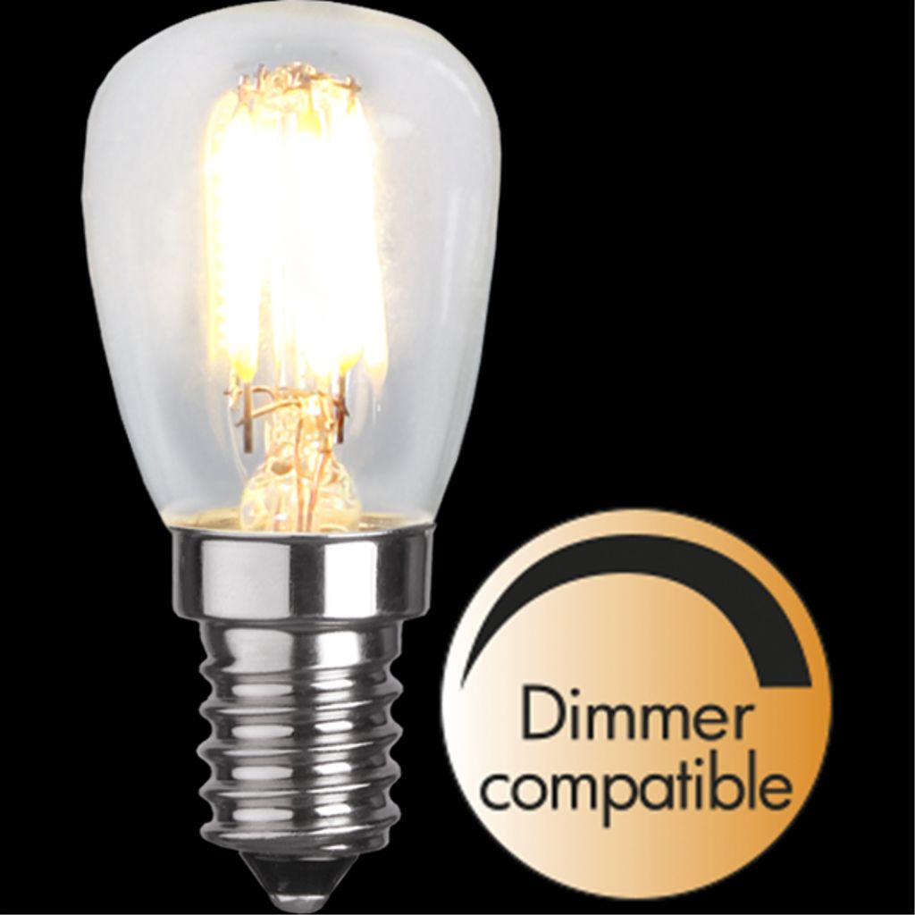 LED-pære E14 ST26 Klar