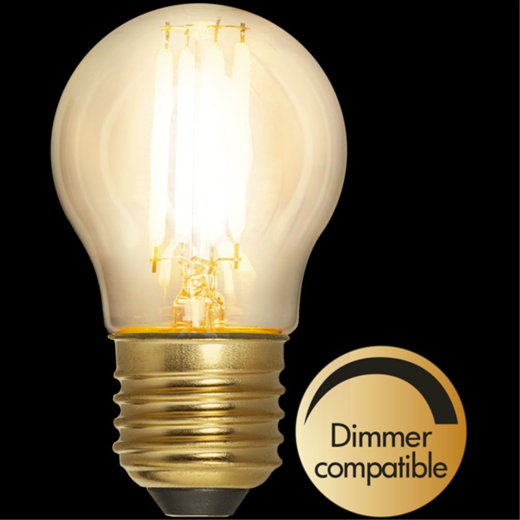 LED-pære E27 G45 Soft Glow
