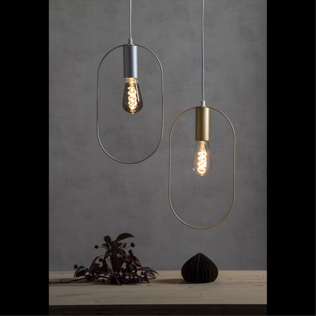 LED-lampa E27 ST64 Decoled Spiral Smoke
