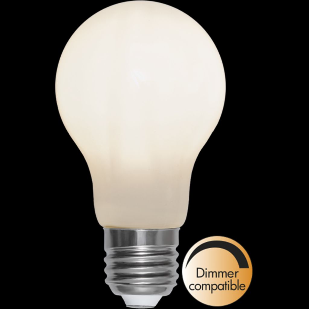 LED-lampe E27 A60 Ugjennomsiktig glødetråd RA90