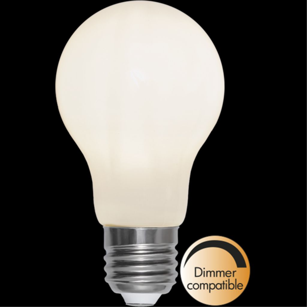 LED-pære E27 A60 Opak glødetråd RA90