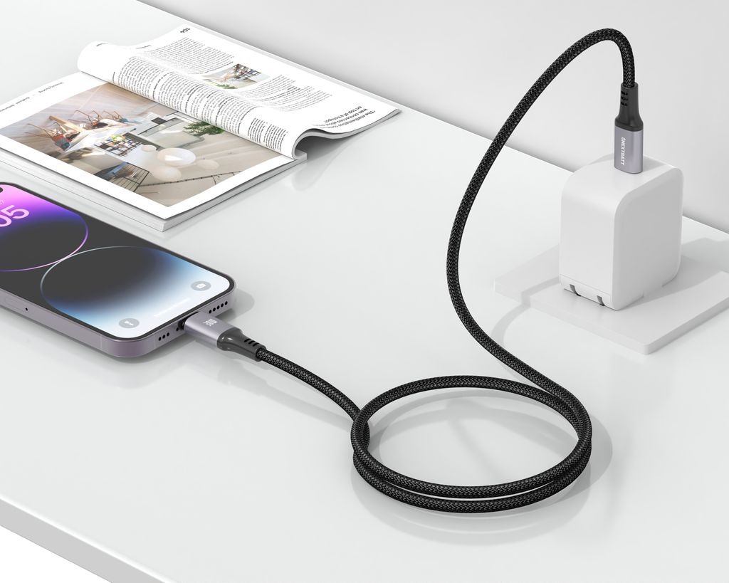 NEXTBATT USB-A til Lightning-kabel 15W, 2m - Sort
