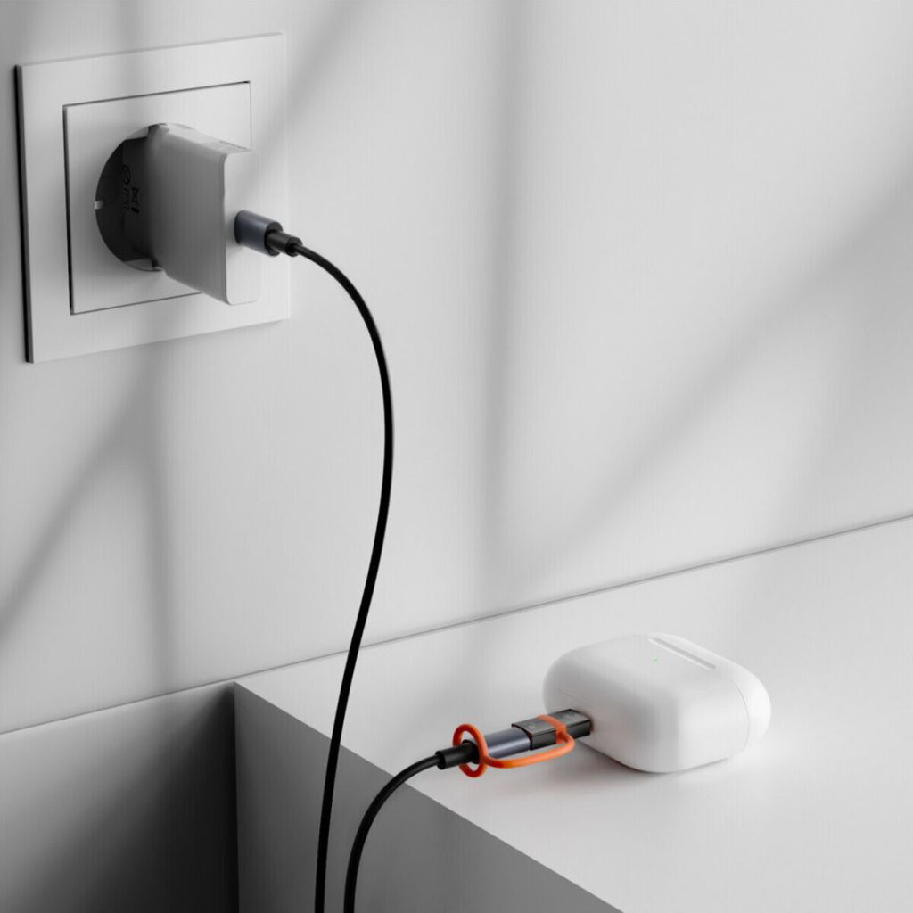 4Smarts USB-C till Lightning Adapter Set 27W PD, 2-pack – Grå