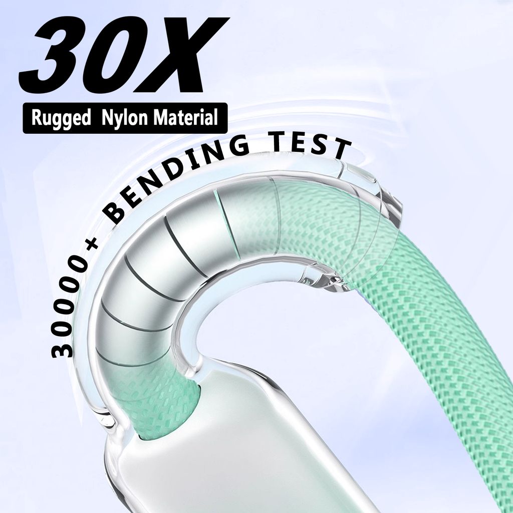 SiGN Dynamic -sarjan USB-C - USB-C -kaapeli 60W, 1m – Vihreä