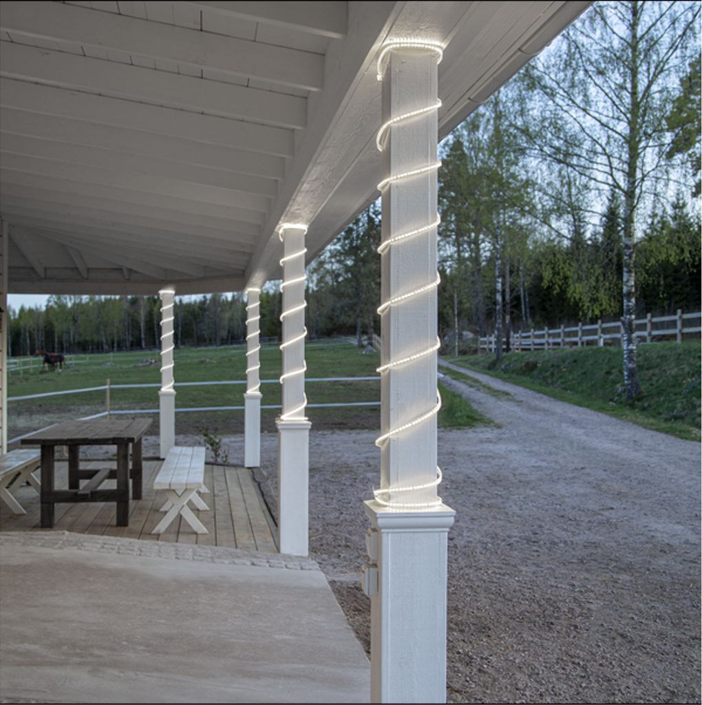 Star Trading FlatSMDLED ljusslang 10m – kallvit